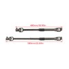 REBEKAMODS Telescopic Steering Shaft, 480mm(18.9'') to 580mm(22.83'') Black Steel Adjustable