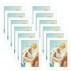 CRUGLA 12 Packs 4x6 Magnetic Picture Frames for Refrigerator Locker,