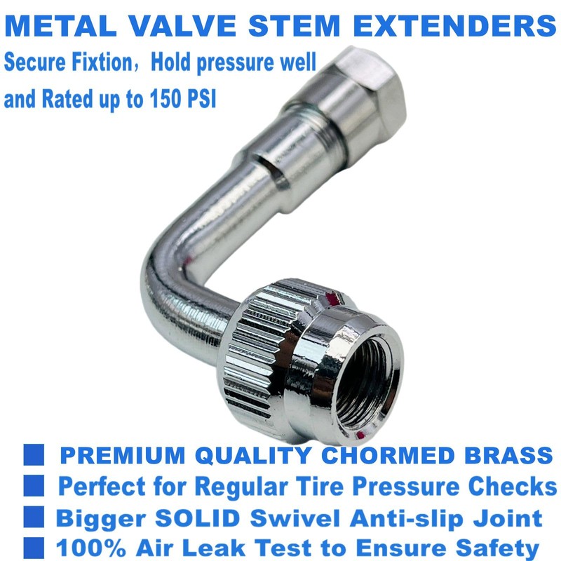 Valve Stem Extenders,45 Degree 90 Degree 135 Degree Schrader Tire