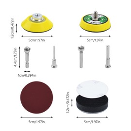 240pcs 2 Inch Sanding Discs Pad Kit, Sanding Pad Kit for Drill Grinder Rotary Tools Drill Sanding Attachment Sanding Paper Includes 80-3000 Grit
