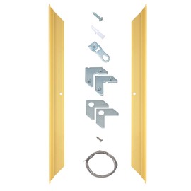 Creative Mark Illusions Metal Floating Frame Kit Pairs for Canvas - Gold - Two 18" Sides - Metal Frame Kit for 7/8 inch Deep Canvases - For Gallery Wall, Art Panels, Modern Décor