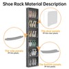 MAGINELS 6 Tier Shoe Rack Organizer with Cover, Slim Shoe