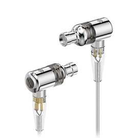 TWISTURA SIGMA 1DD+1BA Hybrid Earphones, 1DD+1BA Dynamic Driver and BA Driver, Aluminum Alloy, OFC Silver Plated Cable, Type-C Adapter, Impedance Adapter, 0.03 inch (0.78 mm) 2 pin 0.14 inch (3.5 mm