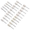 25Pcs Felt Polishing Wheel, Wool Buffing Grinding Bits Grinder Head