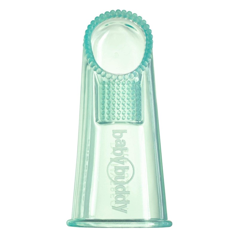 Brilliant Wipe N Brush by Baby Buddy, Silicone Toothbrush, Cleaner