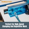 POWERTEC 71165 Aluminum Cam Clamp for Woodworking, 5/16"-18 Threaded Insert