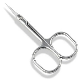 Longivia® Cuticle Scissors Extra Fine 1 mm Stainless Steel Cuticle Scissors for Manicure or Pedicure Cuticle Scissors Sharp Cuticle Nail Scissors Silhouette Scissors Skin and Nail Fingernail Scissors