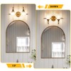 Ditoon Brass Vanity Light, Farmhouse Brushed Gold Bathroom Light Fixtures,