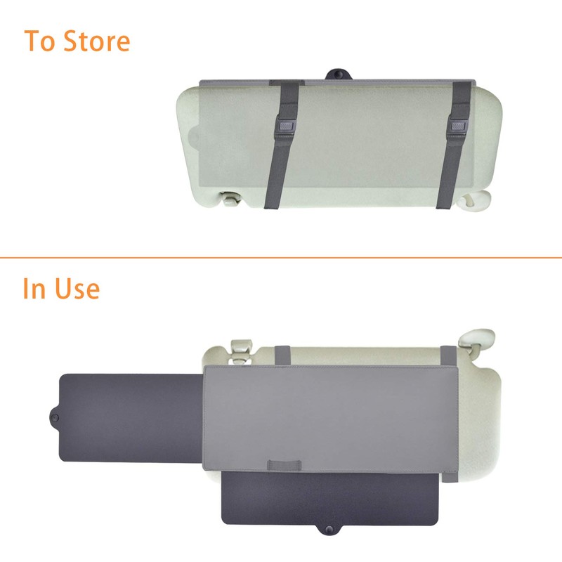 Car Visor Sunshade, WANPOOL Car Visor Anti-Glare Sunshade Extender for