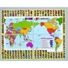 おふろシール 世界地図&国旗おぼえちゃおう！