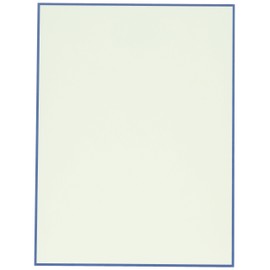Crane & Co. Regent Blue Bordered Ecruwhite Letter Sheets (CH3316)