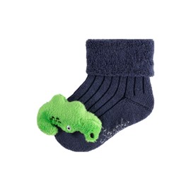 Sterntaler baby_boy's Rasselsocken Krokodil rattle socks crocodile, blue, 16