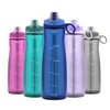 Pogo BPA-Free Tritan Plastic Water Bottle with Soft Straw, 40