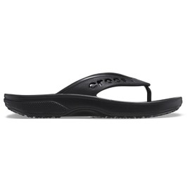Crocs Unisex Baya II Flip Flops, Black, Numeric_9 US Men