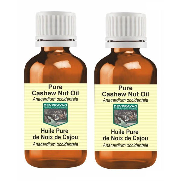 Devprayag Pure Cashew Nut Oil (Anacardium occidentale) Natural Therapeutic Grade