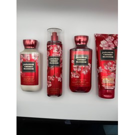Bath & Body Work Japanese Cherry Blossom 4 Pieces Gift Set