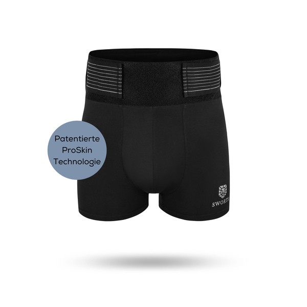 SWORTS Men's CORE Underwear for Back Support (LWS) ProSkin Back Support Lumbar Vertebrae (Supportive Back Strap)