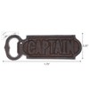 Nautical Rustic Cast Iron Bottle Opener Ornament - Set of