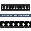 KOPKIO 12PCS E Track J Hooks Heavy Duty E Track