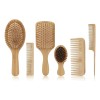 Cepillos Juego 6pcs De Bamb De Peine Para El Antiesttico