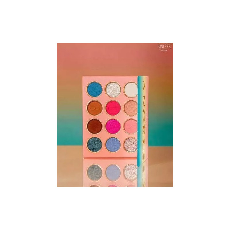 Sinless Beauty Paleta De Ojos Con 12 Sombras Angels, Sinless