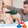 KUBDPQOR Drill Dust Collector, Pack of 4, Shockproof Dust Collector,