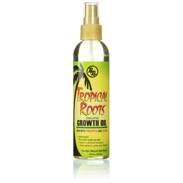 Bronner Brothers Tropical Roots Growth Oil, 8 Fl Oz