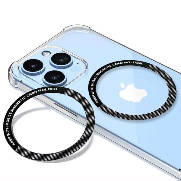 YIANERM 2 PCS Universal Metal Rings Sticker Compatible with Magnetic