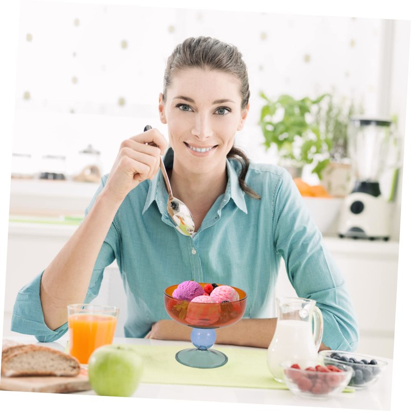 Alipis Unique Shape Multi-use Bowl Decorative Dessert Cup Ice Cup