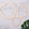 HICOHAND Cutting Template Macrame, Heart Shaped Feather Cutting Template Macrame