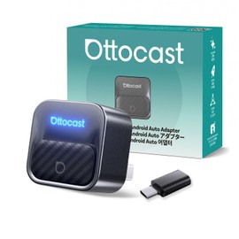 OTTOCAST Mini Core 2026 Ottocast Wireless CarPlay/Android Auto Adapter, Mini, Genuine Wired CarPlay/Android Auto, Compatible with Bluetooth Music/Calls, Plug & Play, Automatic Connection, Compatible with over 98% of Vehicles, USB-Type A & C Compatible, Technical Standards Certified