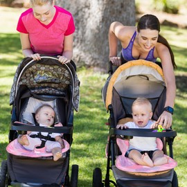 COOLBEBE COOLBEBE Car Seat Protector for Potty Training, Dry Waterproof Car Seat Liner Toilet Training for Baby Infant Toddler, Piddle Pads Cover Car Seat Pad for Strollers & Carseat (Pink, 2PC)