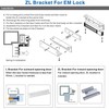 Electromagnetic Lock Waterproof 1200LBS 500KG Holding Force with Z and