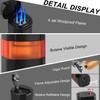 Kantion Cigar Lighter, 4 Jet Flame Torch Lighter Refillable Butane
