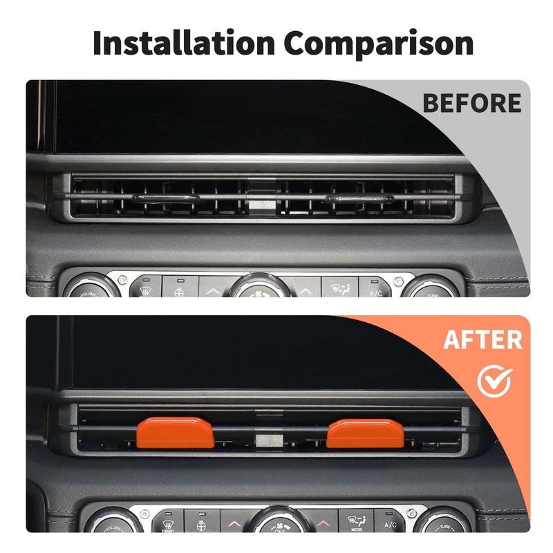 JWWY for Jeep JL Vent Air Outlet Adjustment Cover Trim