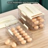Egg Holder for Fridge, Egg Storage Automatic Rolling Egg Container