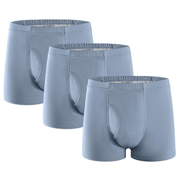 FAMI HELPER 3 Pcs Men's Incontinence Pants Incontinence Boxer Brief