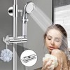 OSDUE Hand Shower Holder for 16-27MM Slide Bar, Adjustable Replacement