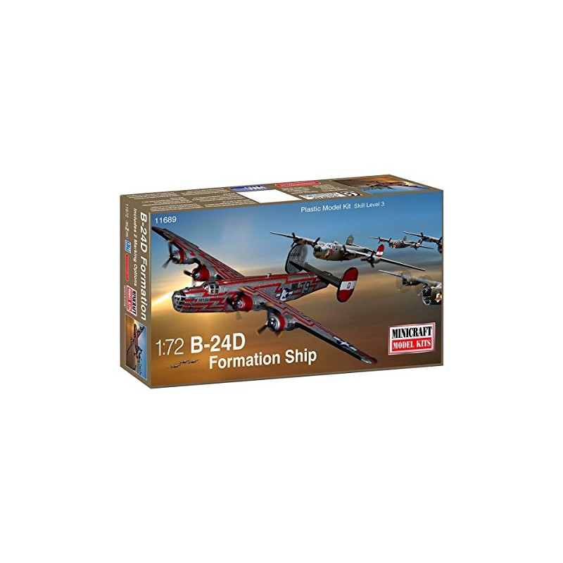 Minicraft B-24D USAAF Formation Ship Model Kit (1/72 Scale)