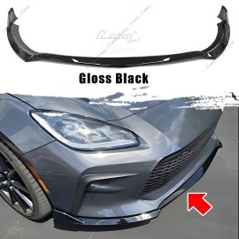 dtangor For 2022-2025 Toyota GR86 ST-Style Front Bumper Lip Body Kit Spoiler Gloss Black