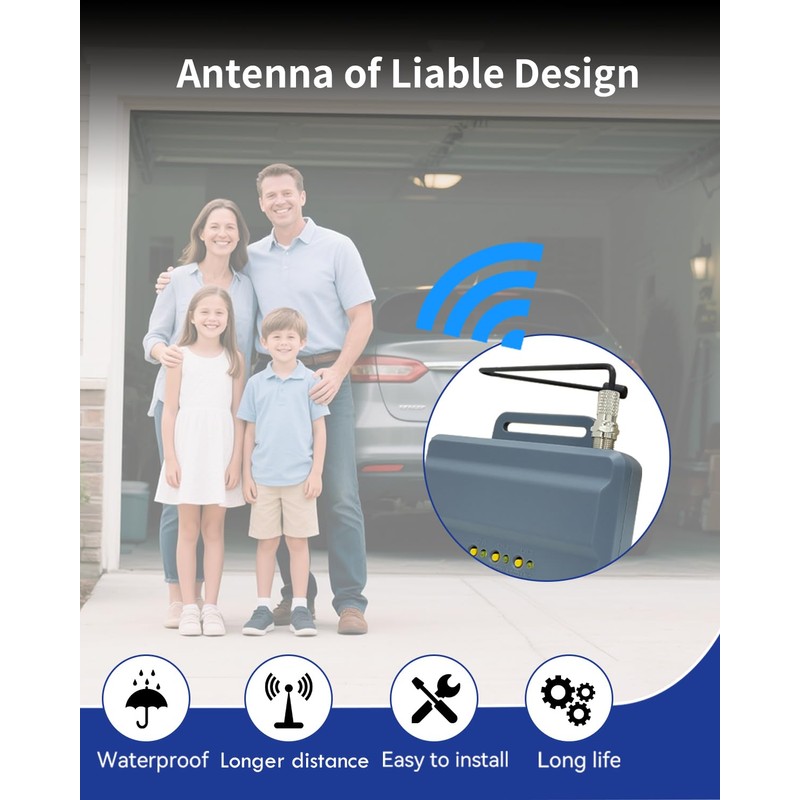 Replacement Antenna Kit K77-36541 for liftmaster 850LM, 860LM, STAR1000, PPWR,