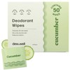 Dew Well Refresh Deodorant Wipes - 50 Individually Wrapped Wet