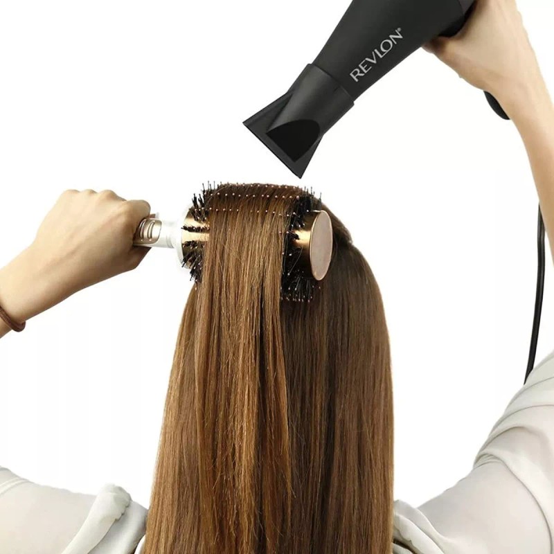 Revlon Cepillo Redondo Grande Para Secadora Antifrizz Voluminizador