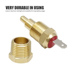 Anxingo 3/8" 185 Degree On 170 Degree Off Electric Cooling Fan Thermostat Temperature Switch Engine Radiator for 10" 12" 14" 16" Fan