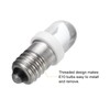 MECCANIXITY 3-3.8V/0.06A E10 Mini Light Bulbs, 10Pcs Miniature Screw Bulbs