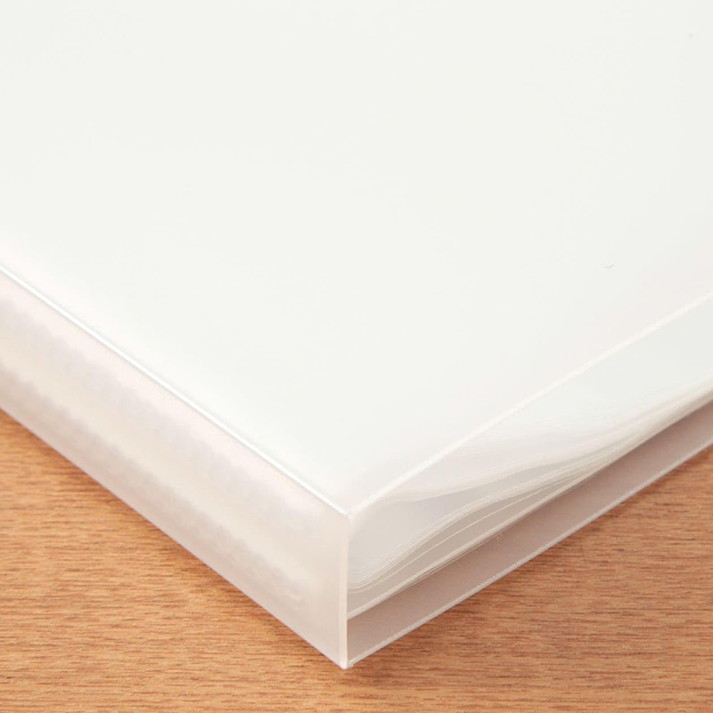 MUJI NCE15A1A Polypropylene Soft Film Clear Holder Translucent A4 40
