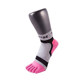 TOETOE® Sport Light Runner Toe Socks, pink, 36-39