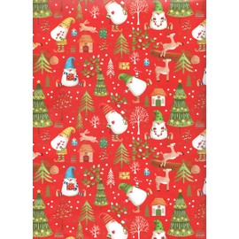 ARKRAFT 18-9363 Wrapping Paper 3 Sheets Format 90 x 65 cm FSC Product Plastic-Free Packaging
