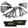 ELEAD 19-Piece Super-Thin Open End Wrench Set, Metric 5.5–27 mm