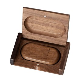 64 GB Wooden USB Stick USB 3.0 Wooden Flash Memory Stick with Walnut Wood Box for Storing Photos TATMOHIK Data Storage Wood Memory Stick for Birthday, Wedding or Other Celebrations